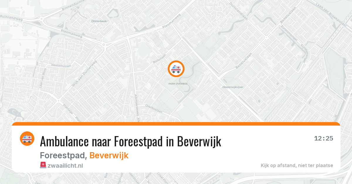 Ambulance naar Foreestpad in Beverwijk — 3 jul 2026