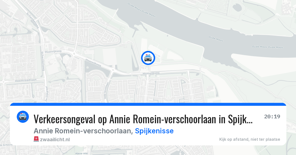 Verkeersongeval op Annie Romein-verschoorlaan in Spijkenisse — 16 mei 2026