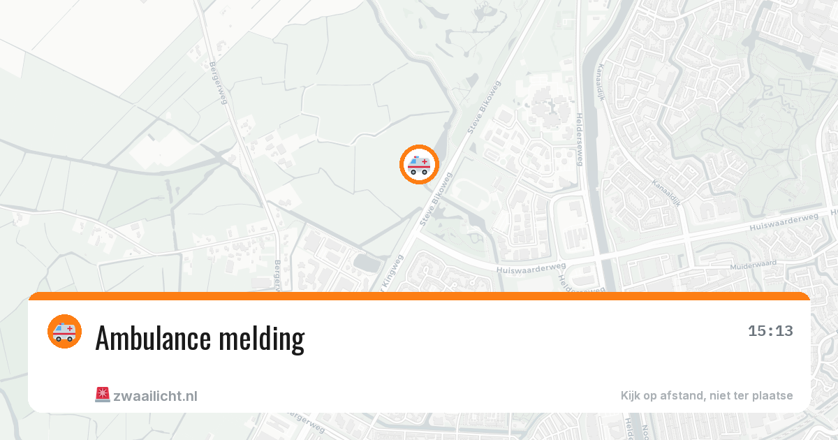 Ambulance melding — 5 jul 2026