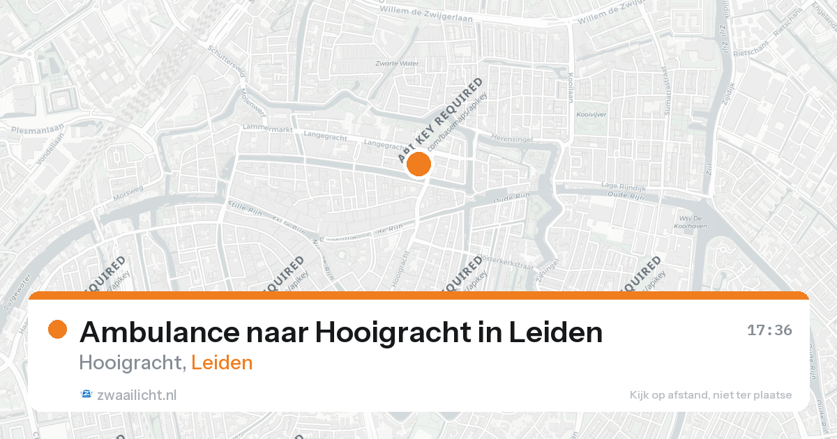 Ambulance naar Hooigracht in Leiden — 4 apr 2026