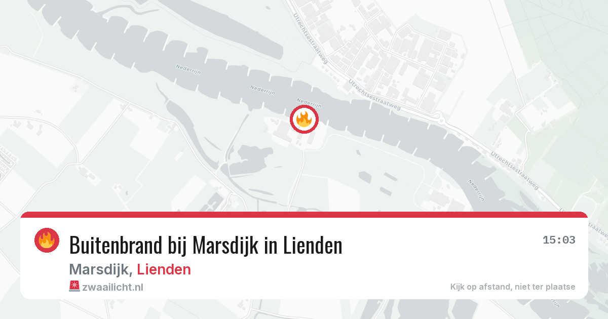 Buitenbrand bij Marsdijk in Lienden — 29 jul 2026