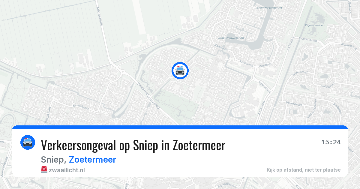 Verkeersongeval op Sniep in Zoetermeer — 27 mei 2026