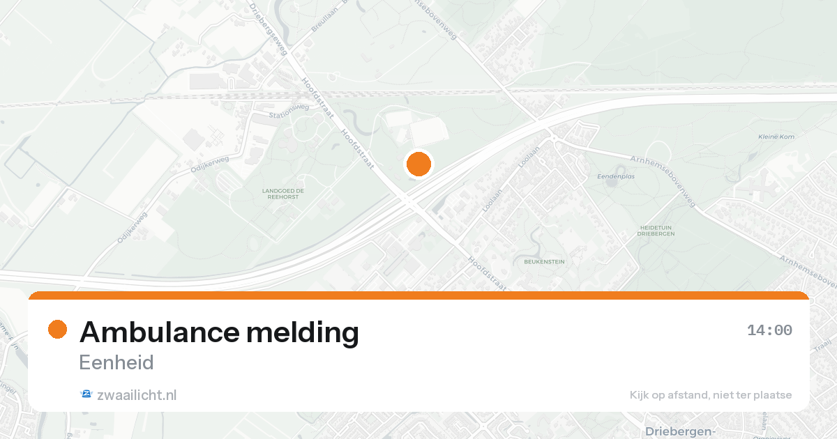 Ambulance melding — 7 jun 2026