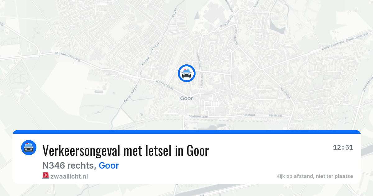 Verkeersongeval met letsel in Goor — 10 feb 2026