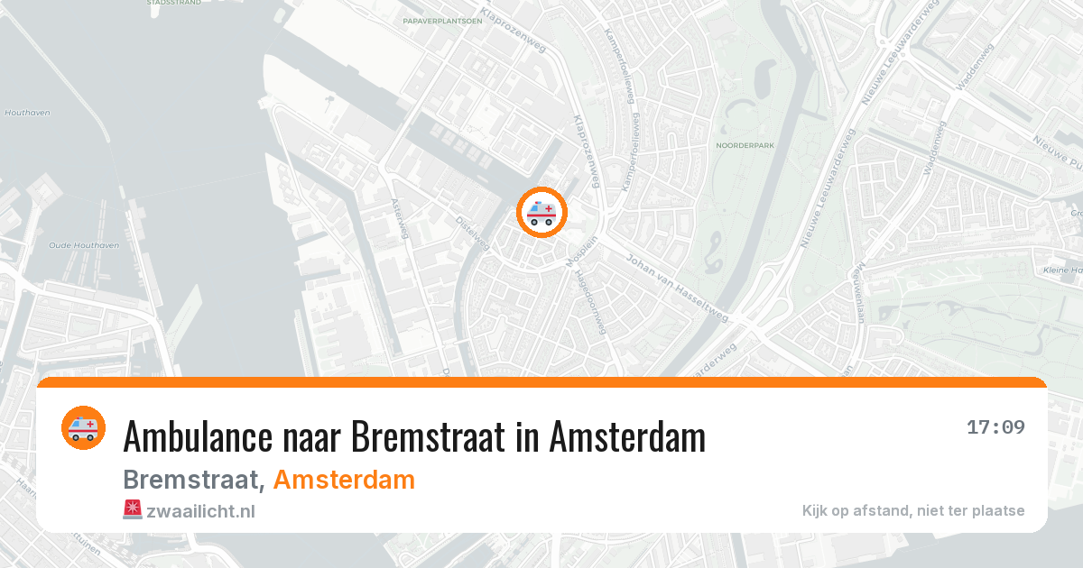Ambulance naar Bremstraat in Amsterdam — 17 jun 2026