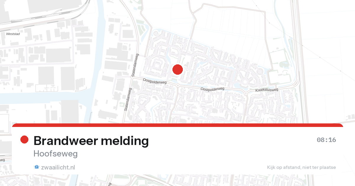 Brandweer melding — 9 feb 2026