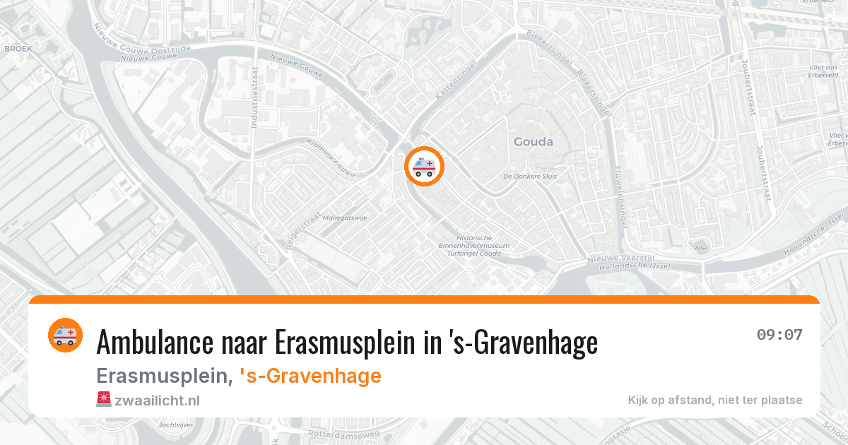 Ambulance naar Erasmusplein in 's-Gravenhage — 28 mrt 2026