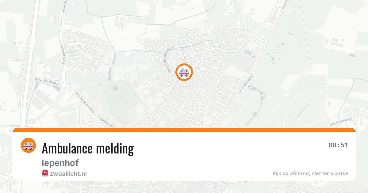 Ambulance melding — 18 jun 2026