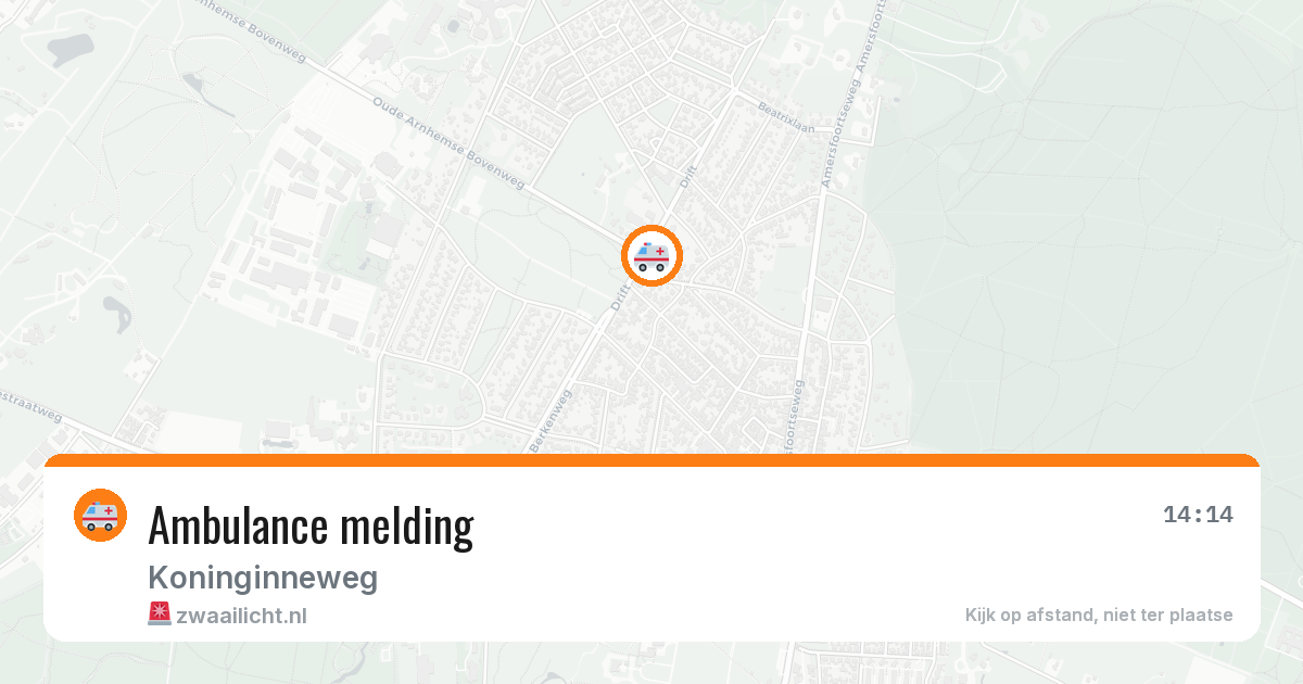 Ambulance melding — 8 jun 2026