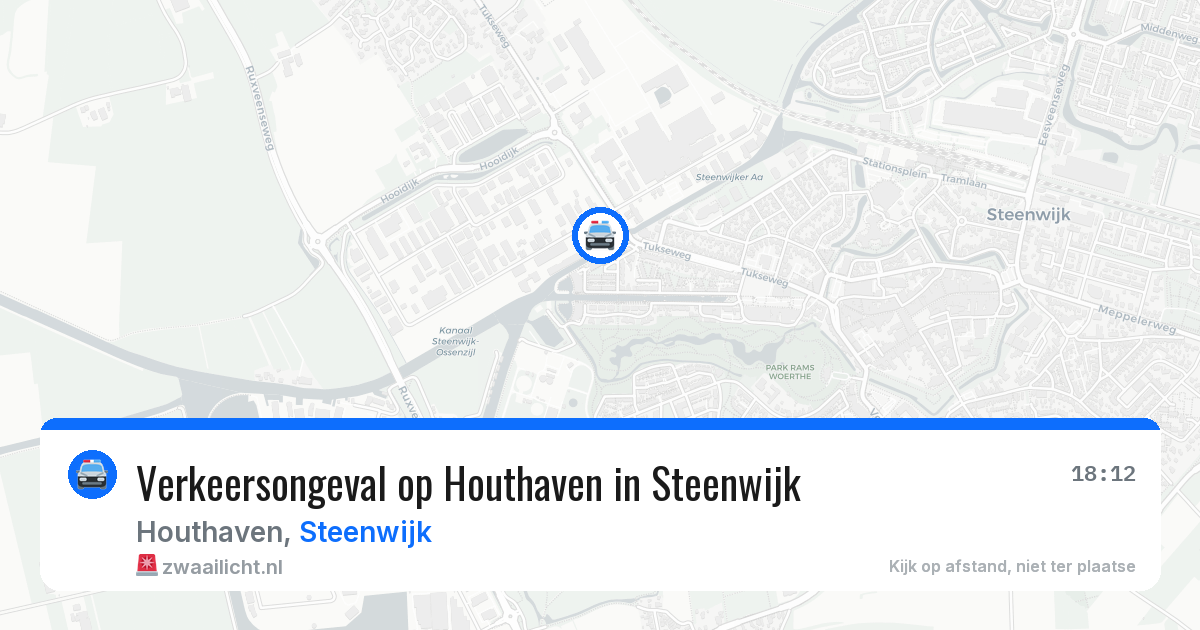 Verkeersongeval op Houthaven in Steenwijk — 12 jun 2026