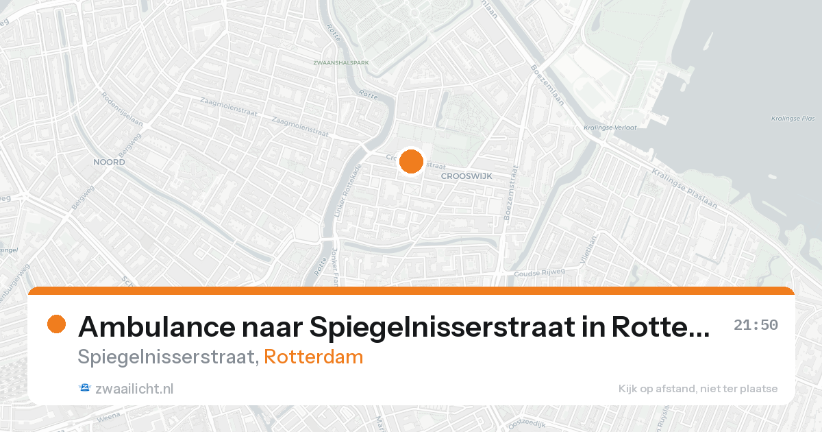 Ambulance naar Spiegelnisserstraat in Rotterdam — 7 feb 2026