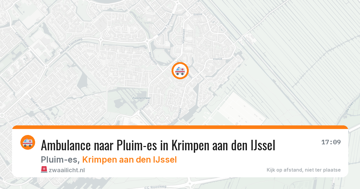 Ambulance naar Pluim-es in Krimpen aan den IJssel — 29 jan 2026