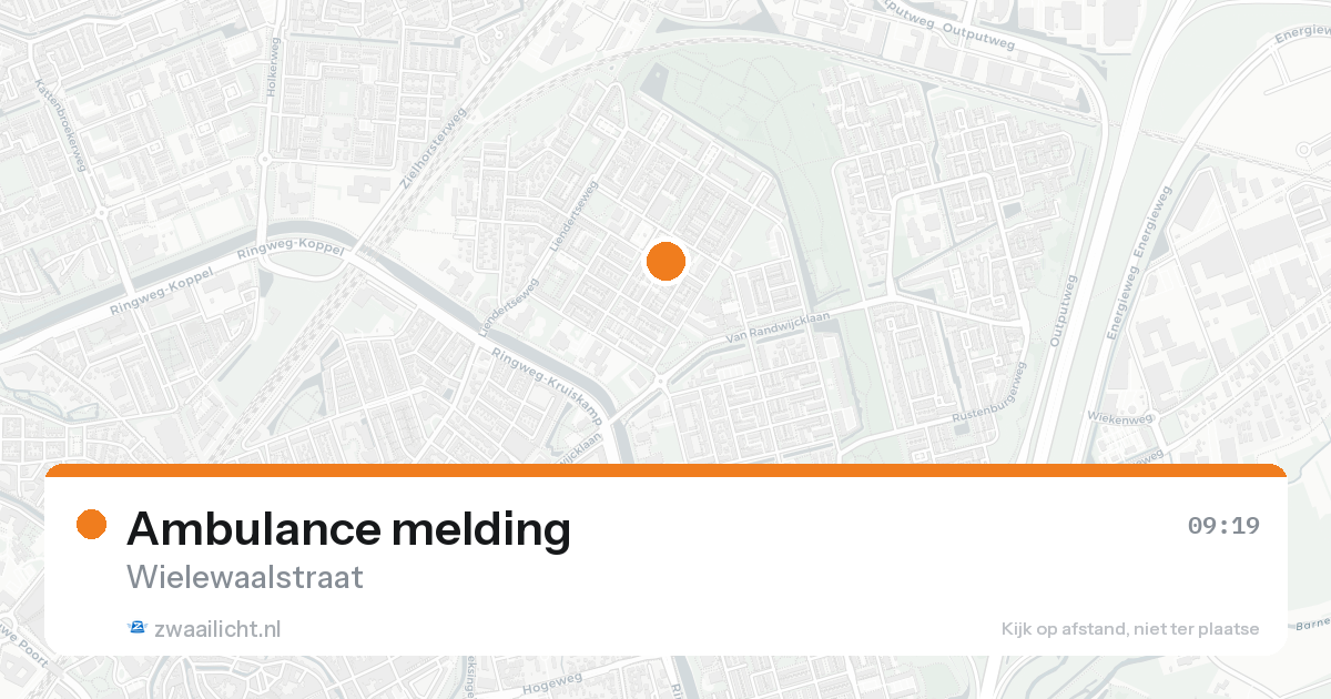 Ambulance melding — 31 jan 2026