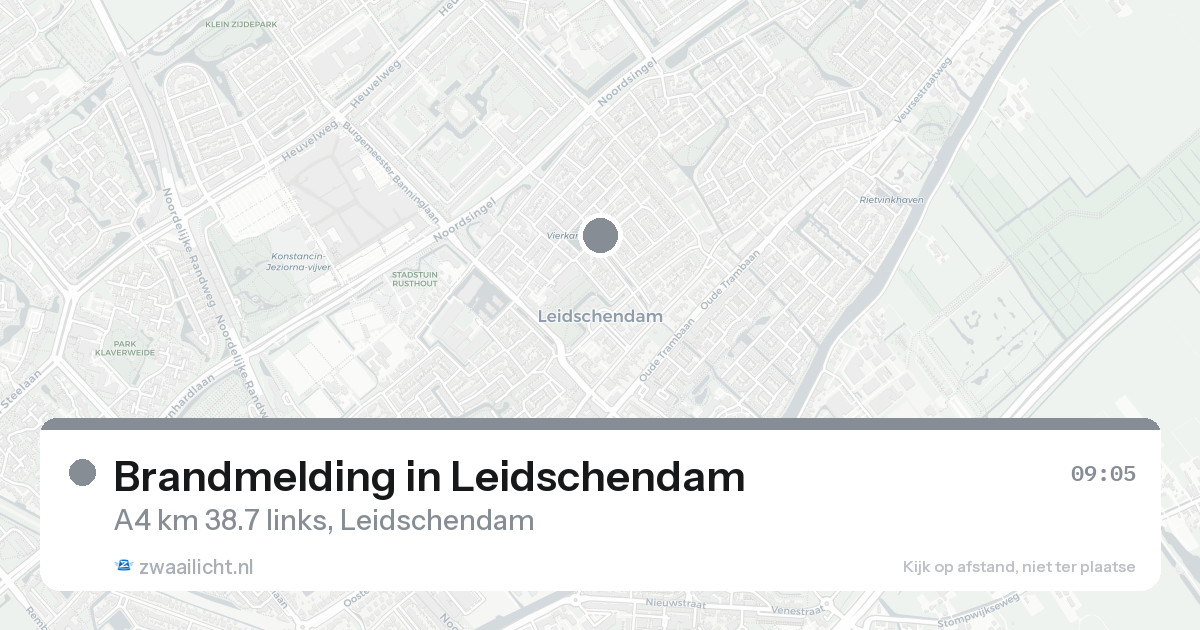 Brandmelding in Leidschendam — 31 jan 2026