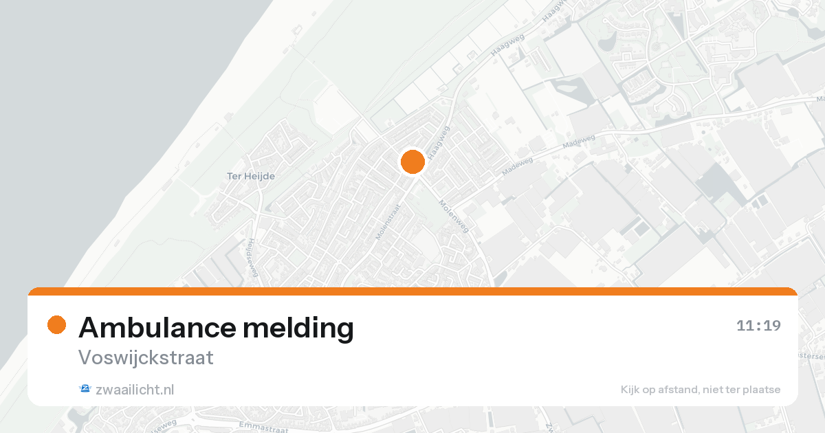 Ambulance melding — 7 feb 2026
