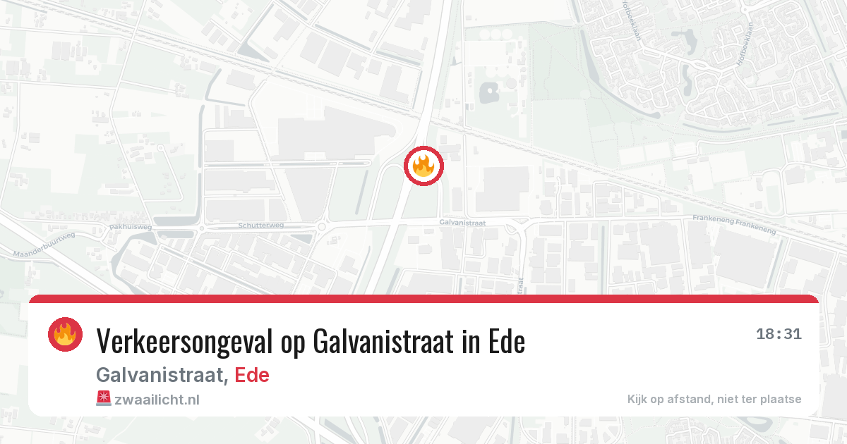 Verkeersongeval op Galvanistraat in Ede — 13 mei 2026