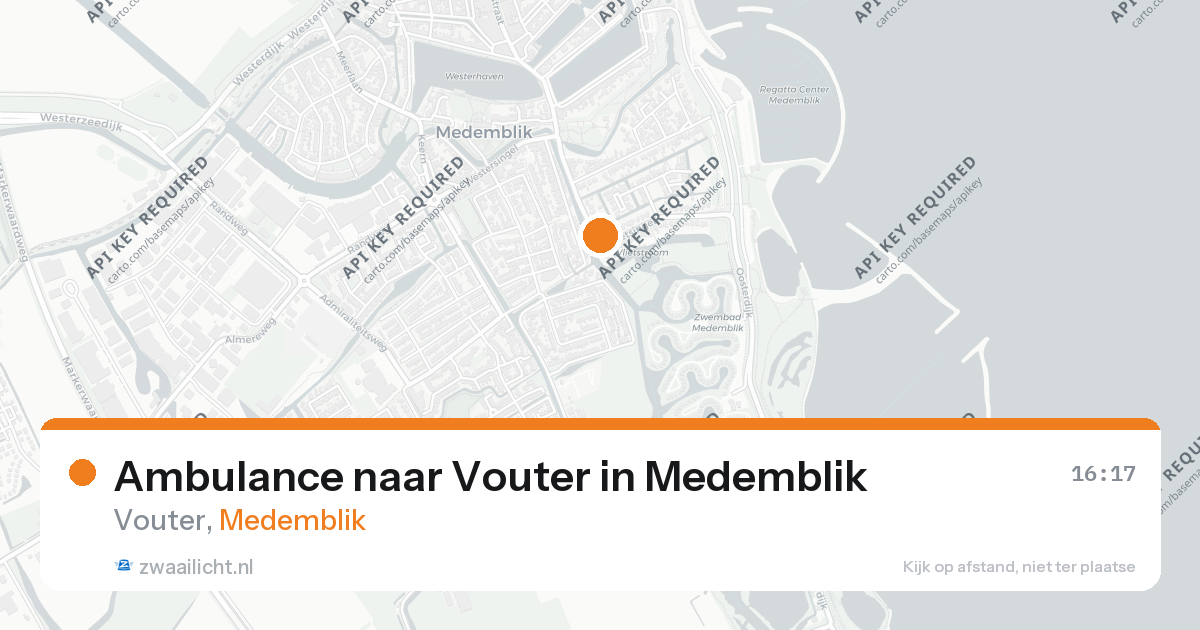 Ambulance naar Vouter in Medemblik — 25 aug 2026