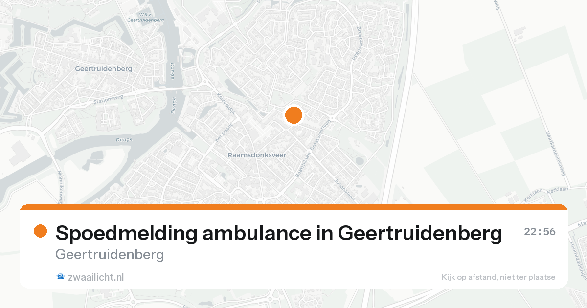 Spoedmelding ambulance in Geertruidenberg — 7 feb 2026