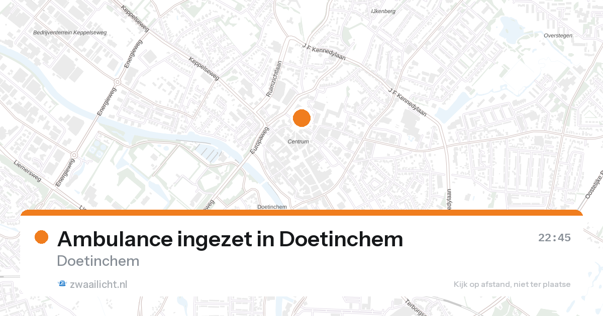 Ambulance ingezet in Doetinchem — 31 jan 2026