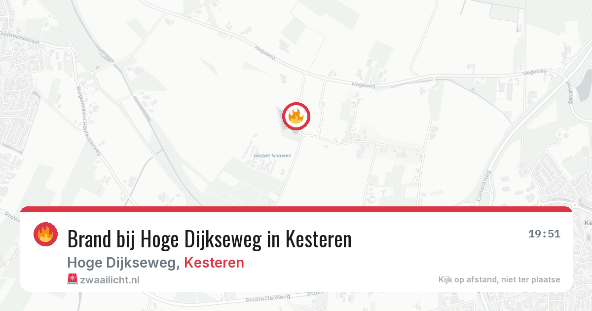 Brand bij Hoge Dijkseweg in Kesteren — 11 aug 2026