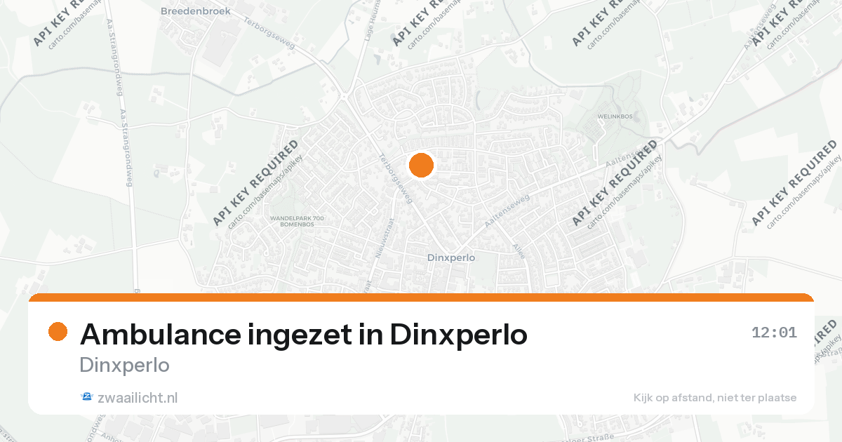 Ambulance ingezet in Dinxperlo — 23 aug 2026