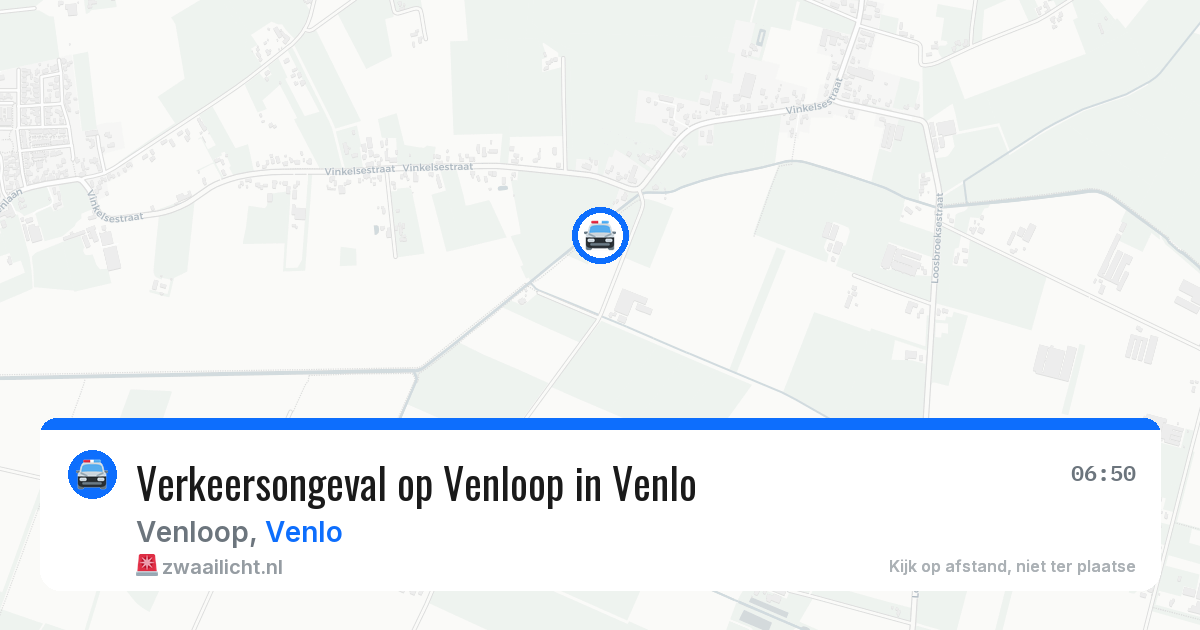 Verkeersongeval op Venloop in Venlo — 26 jan 2026