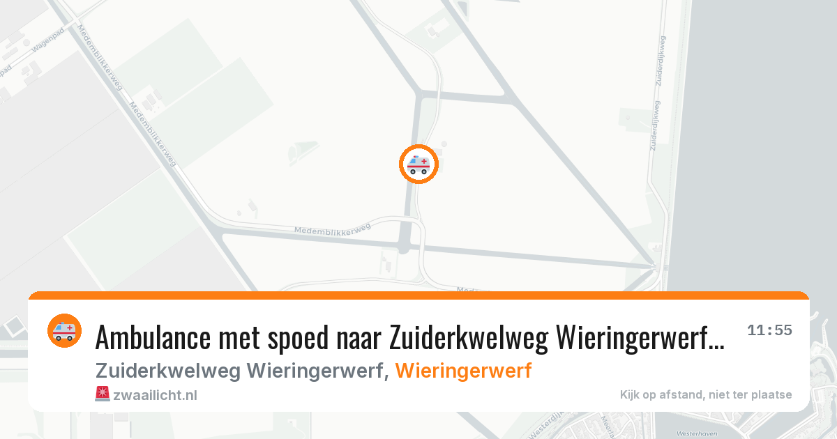Ambulance met spoed naar Zuiderkwelweg Wieringerwerf in Wieringerwerf — 30 mei 2026