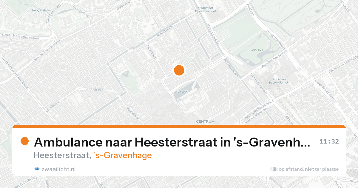 Ambulance naar Heesterstraat in 's-Gravenhage — 31 jan 2026