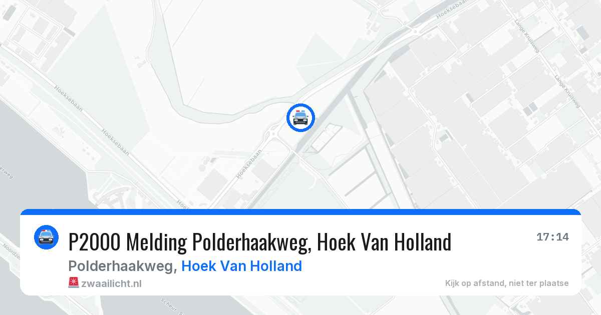 P2000 Melding Polderhaakweg, Hoek Van Holland — 10 apr 2026