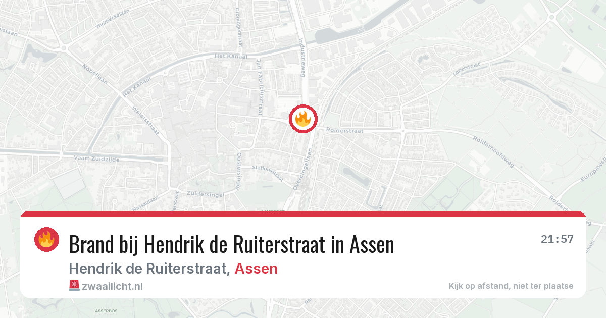 Brand bij Hendrik de Ruiterstraat in Assen — 29 mei 2026