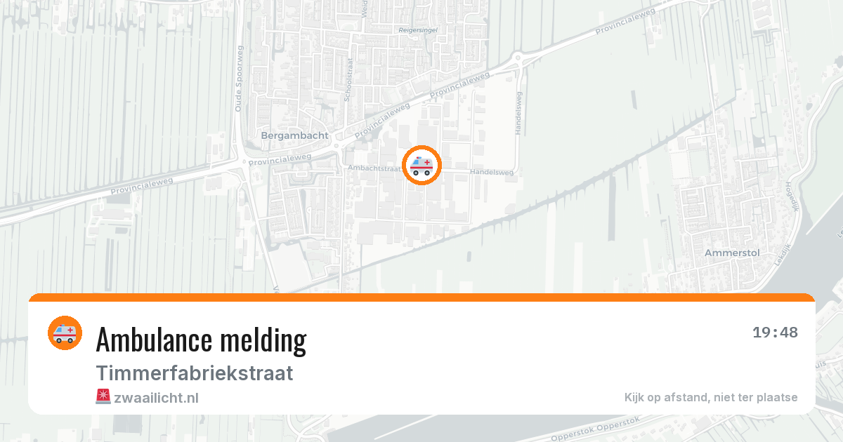 Ambulance melding — 3 jun 2026