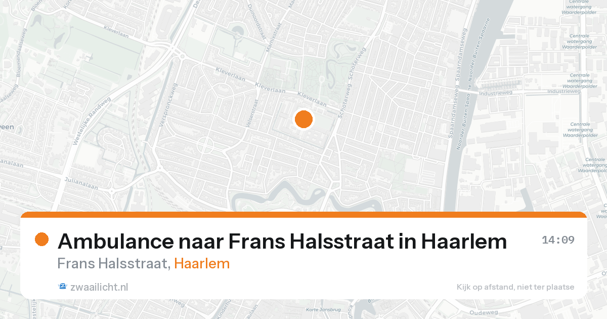 Ambulance naar Frans Halsstraat in Haarlem — 29 mei 2026