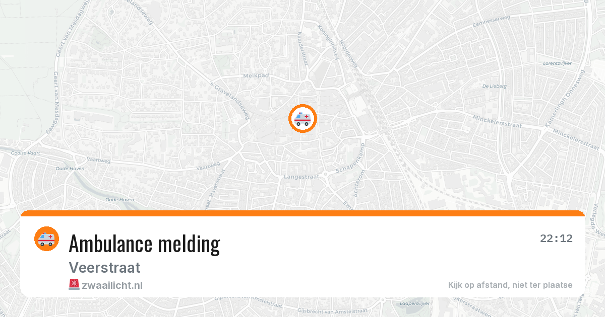 Ambulance melding — 9 jul 2026