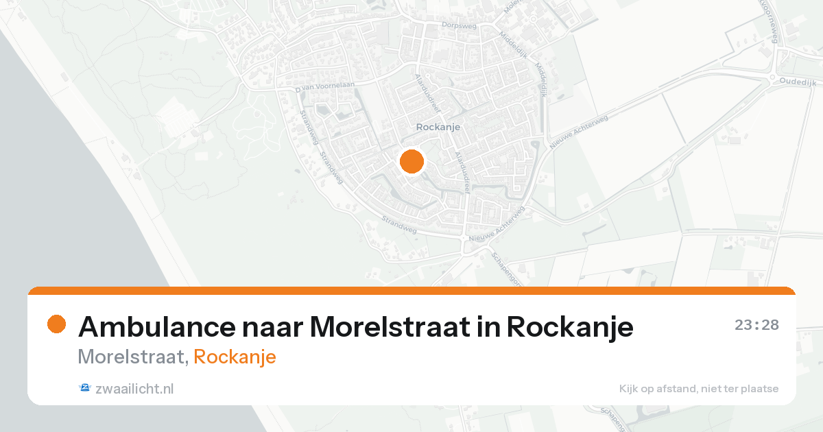 Ambulance naar Morelstraat in Rockanje — 30 jan 2026