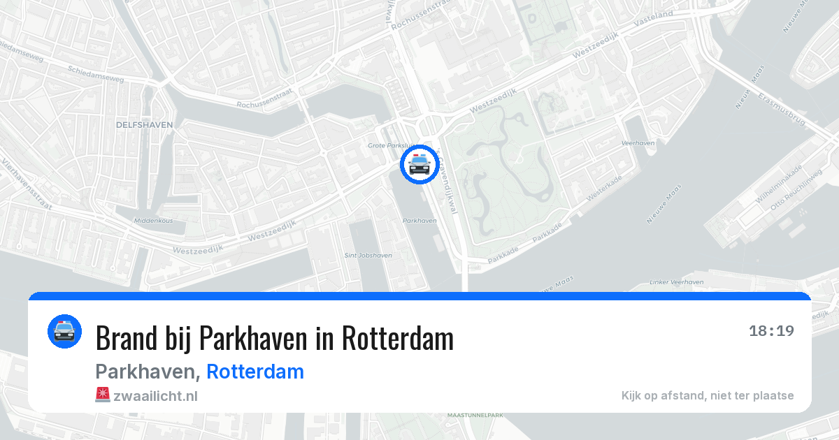 Brand bij Parkhaven in Rotterdam — 2 jun 2026