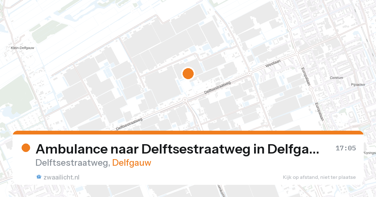 Ambulance naar Delftsestraatweg in Delfgauw — 30 mrt 2026