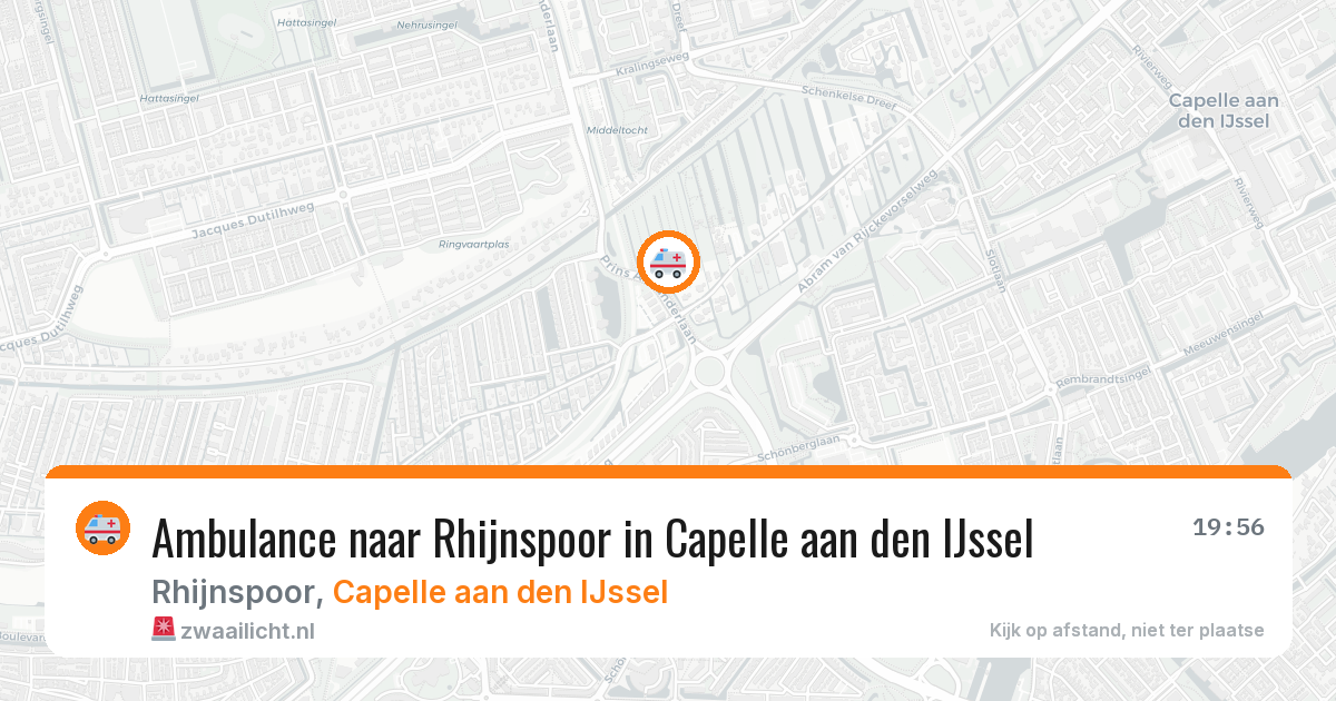 Ambulance naar Rhijnspoor in Capelle aan den IJssel — 11 jun 2026