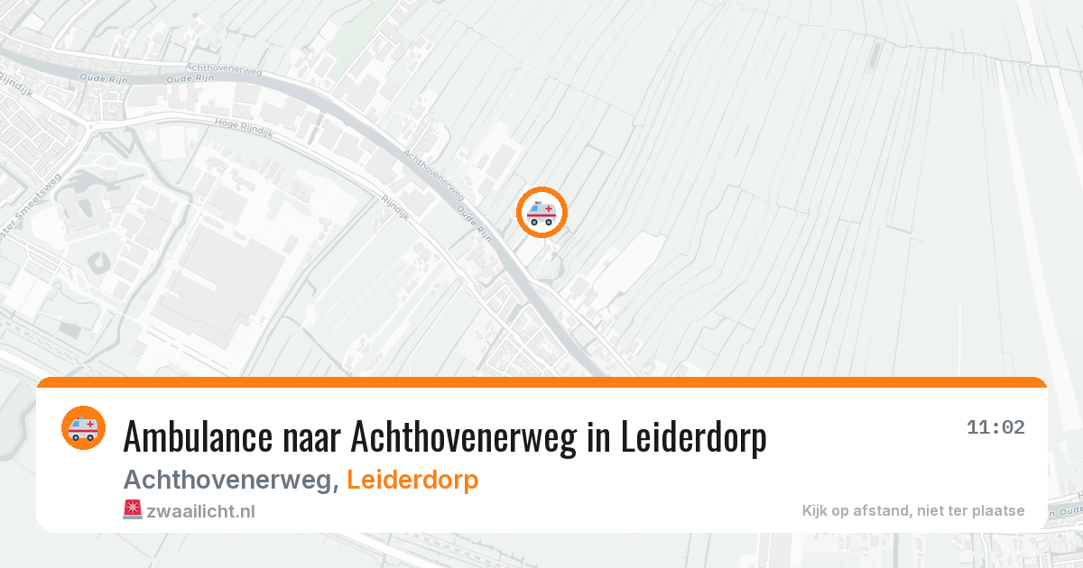 Ambulance naar Achthovenerweg in Leiderdorp — 26 jun 2026