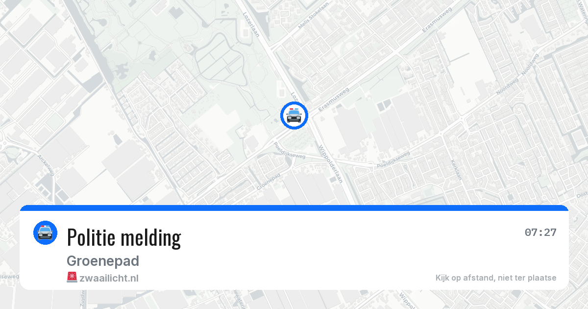 Politie melding — 27 mei 2026