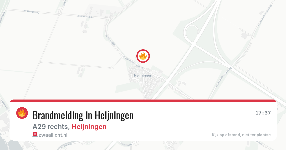 Brandmelding in Heijningen — 30 jun 2026