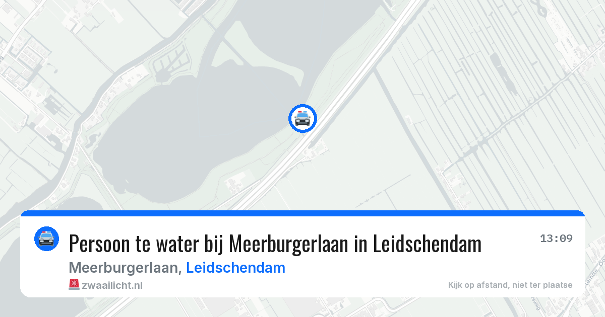 Persoon te water bij Meerburgerlaan in Leidschendam — 1 jul 2026