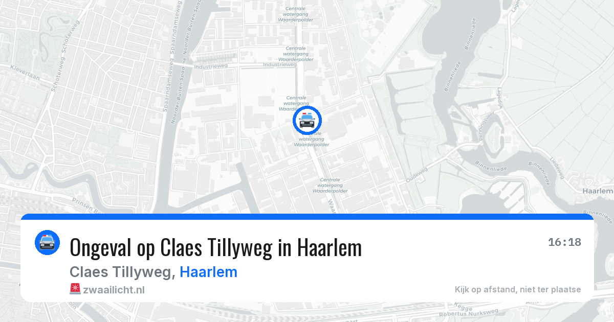 Ongeval op Claes Tillyweg in Haarlem — 21 mei 2026