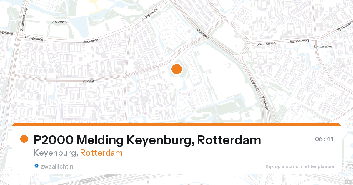 P2000 Melding Keyenburg, Rotterdam — 7 feb 2026