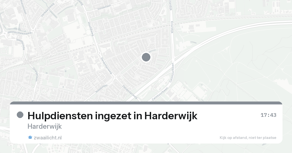 Hulpdiensten ingezet in Harderwijk — 30 jan 2026 | 🚨 Zwaailicht.nl