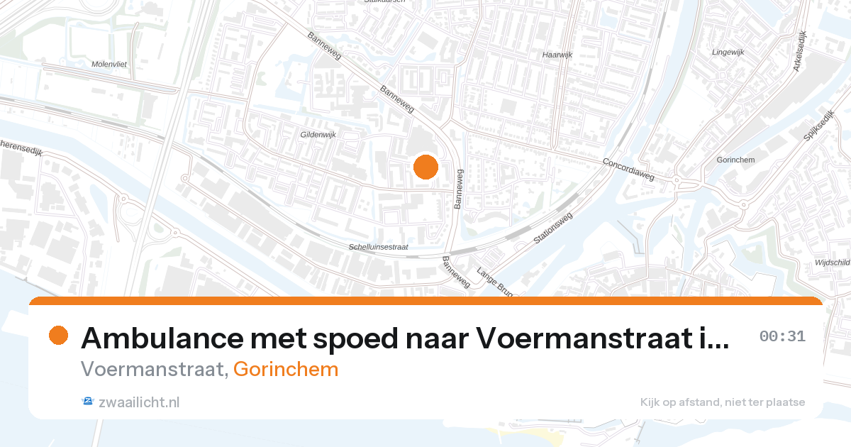 Ambulance met spoed naar Voermanstraat in Gorinchem — 6 feb 2026