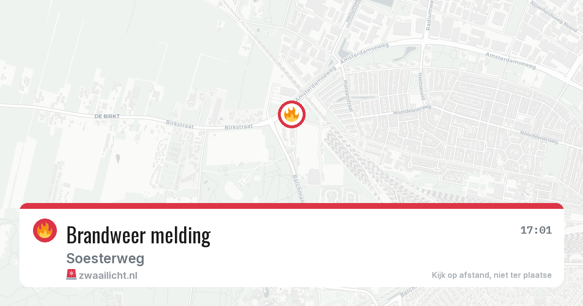 Brandweer melding — 15 apr 2026