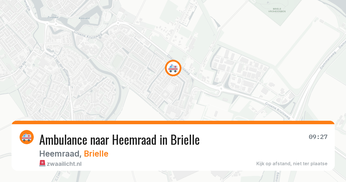 Ambulance naar Heemraad in Brielle — 30 mei 2026