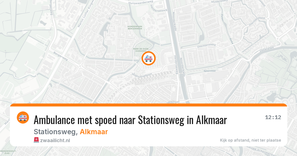 Ambulance met spoed naar Stationsweg in Alkmaar — 5 feb 2026