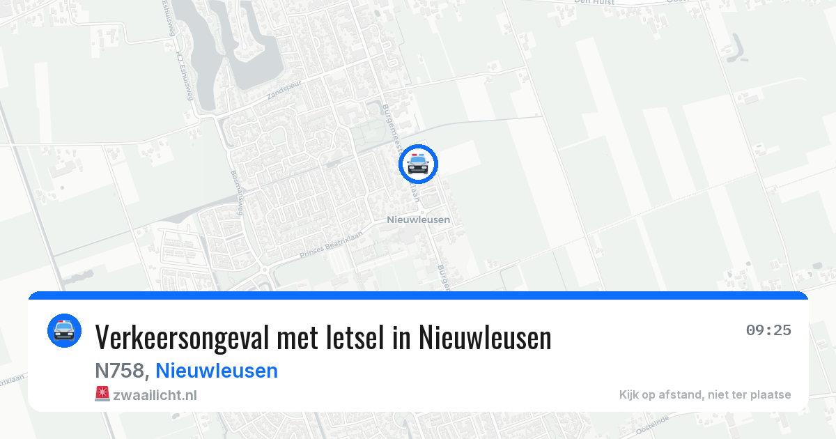 Verkeersongeval met letsel in Nieuwleusen — 12 jun 2026