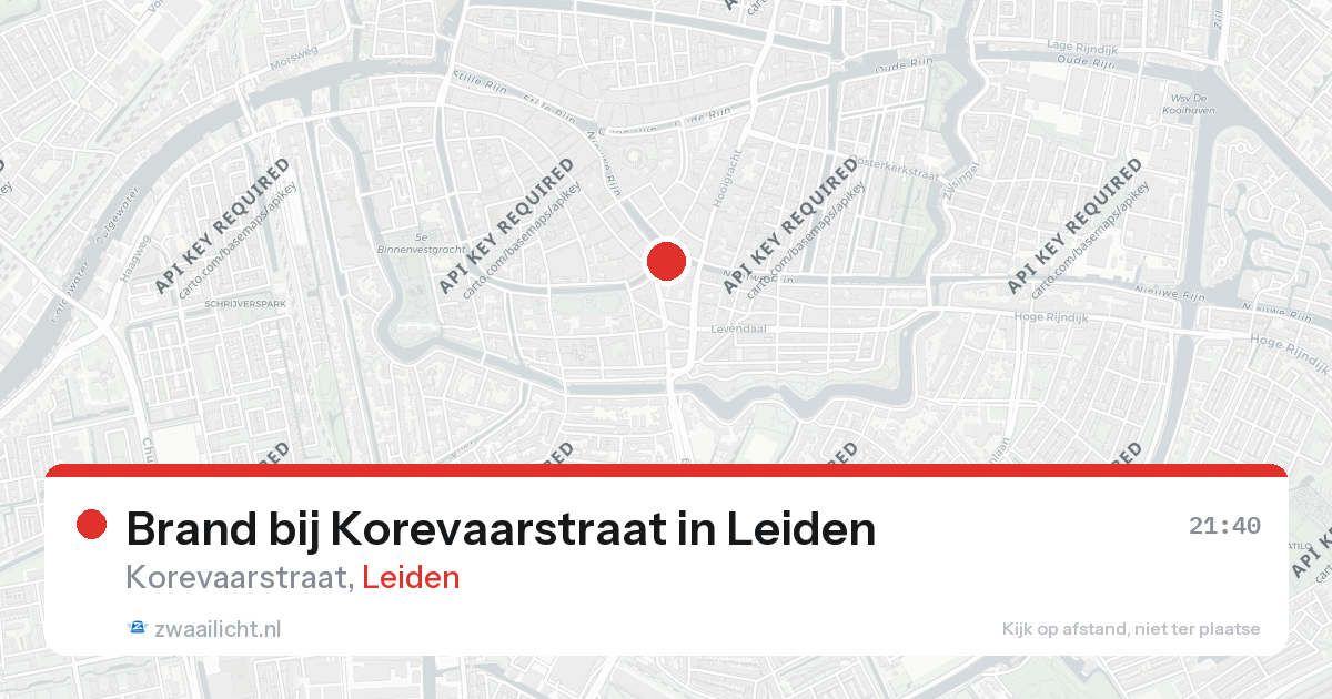 Brand bij Korevaarstraat in Leiden — 8 mrt 2026